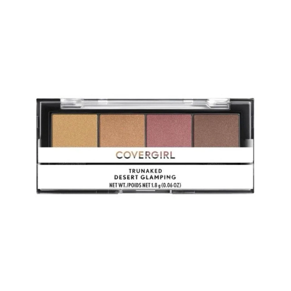 2x Covergirl TruNaked Quad Eyeshadow Palette Desert Glamping and Sunshine Escape